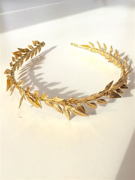 gold leaf headband|golden leaves headband.